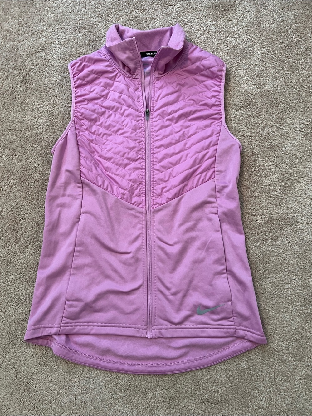 Nike Pink Essential Running Vest